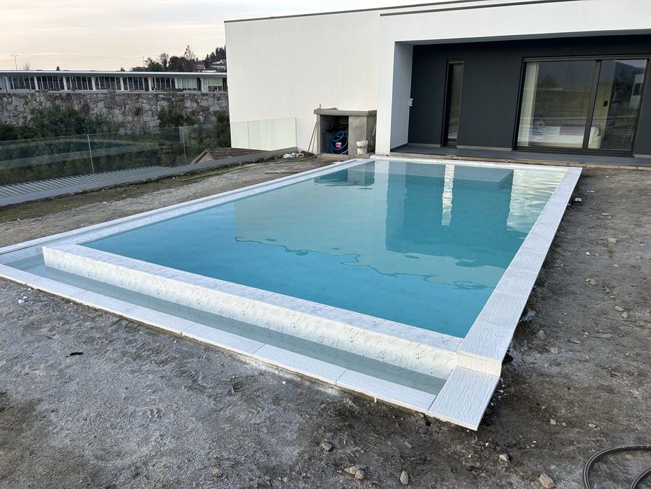 Construçao de piscinas