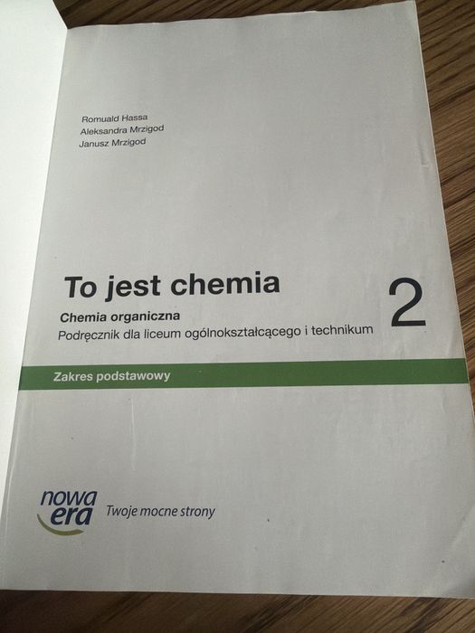 To jest chemia 2, zakres podstawowy