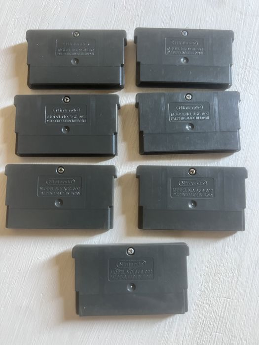 Conjunto 7 jogos gba originais a funcionar