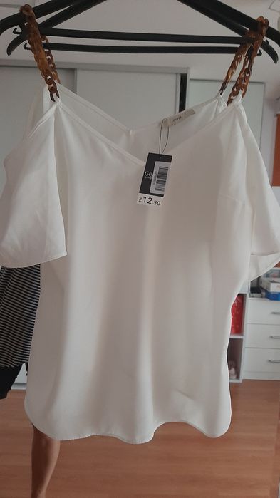 Bluzka  biała  m