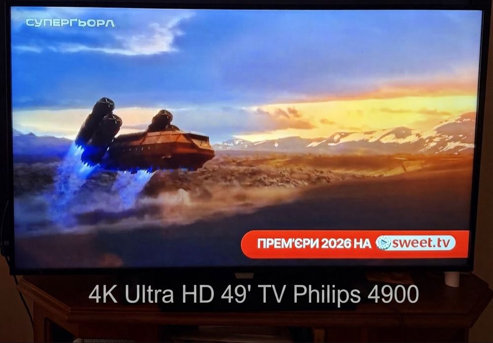 4K Ultra HD TV Philips 49PUx4900  49 дюймів