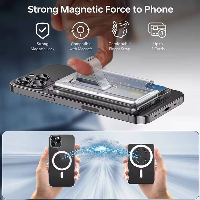 MagSafe portfel do Apple IPhone z Uchwytem