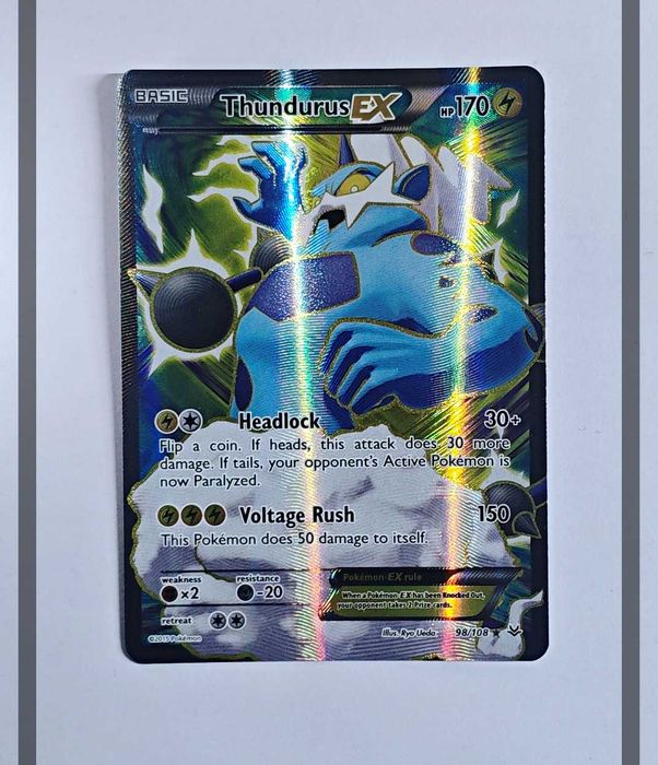 Thundurus Ex 98/108 ROS Pokemon ENG-NM