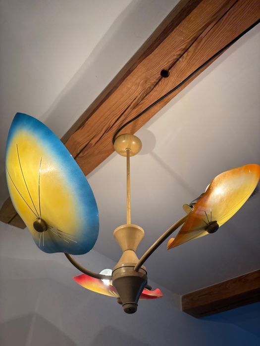 Lampa sufitowa Kasiński PRL