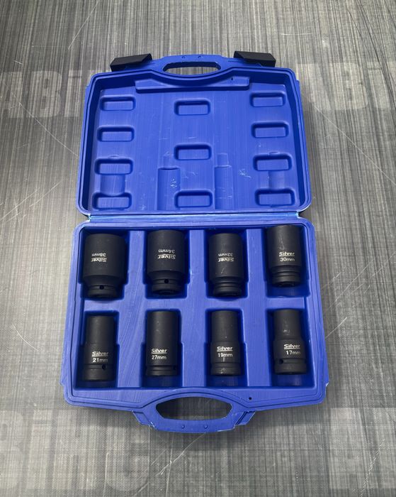 Набір ударних головок довгих 3/4 17-38 SILVER Польща