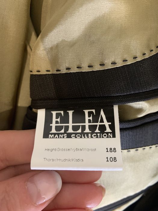 Garnitur marynarka spodnie elfa