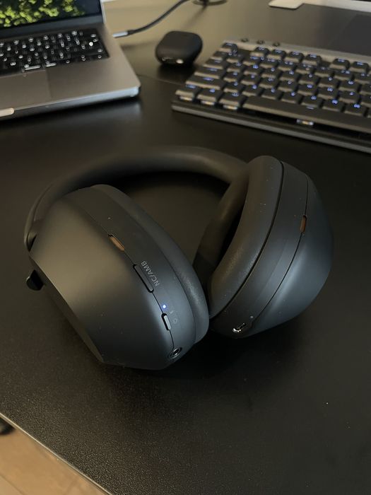 Słuchawki Sony WH-1000XM5 czarny, słuchawki wokółuszne