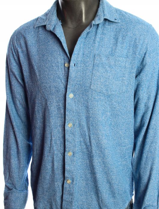 Niebieska koszula regular fit s 36