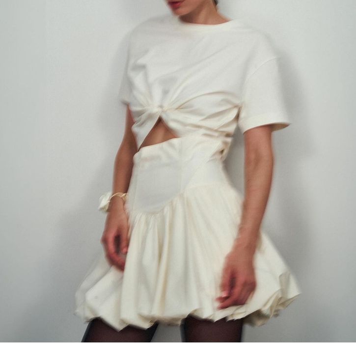 Спідниця біла, ARTEM SMIRNOV, S розмір