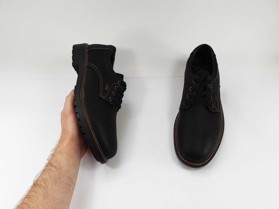 Мужские туфли на мембране Rieker 41 26.5 см 7 UK черные