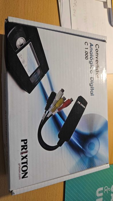 Conversor de video analogico para digital vhs tv ou outros