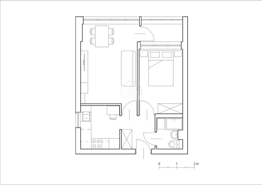 Dwa pokoje|ul. Żelazna|5 min do centrum|balkon