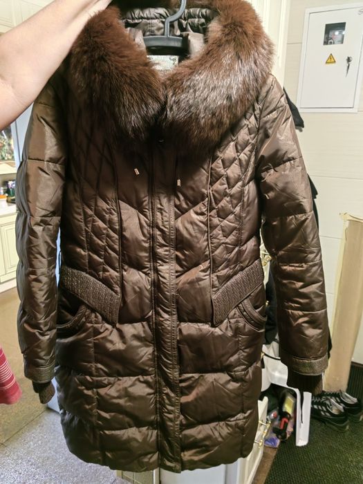 Пуховик  на  зиму