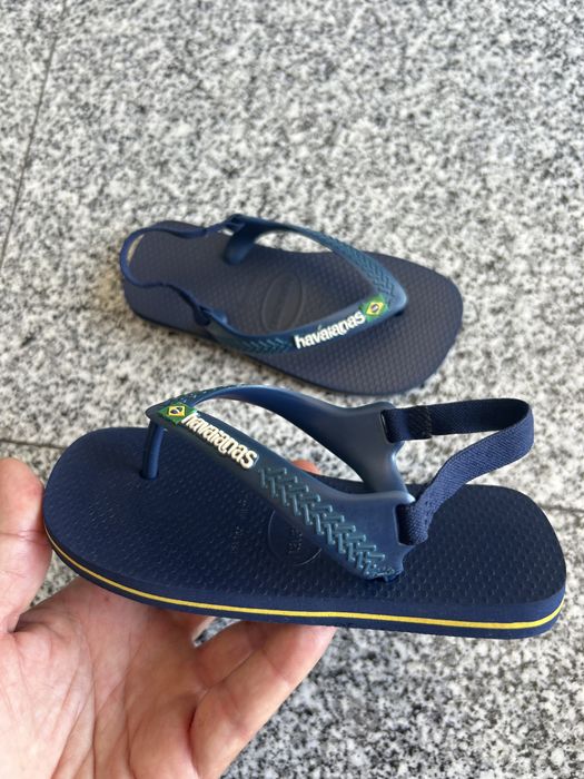 Havaianas 27 ou 28 com fita de calcanhar