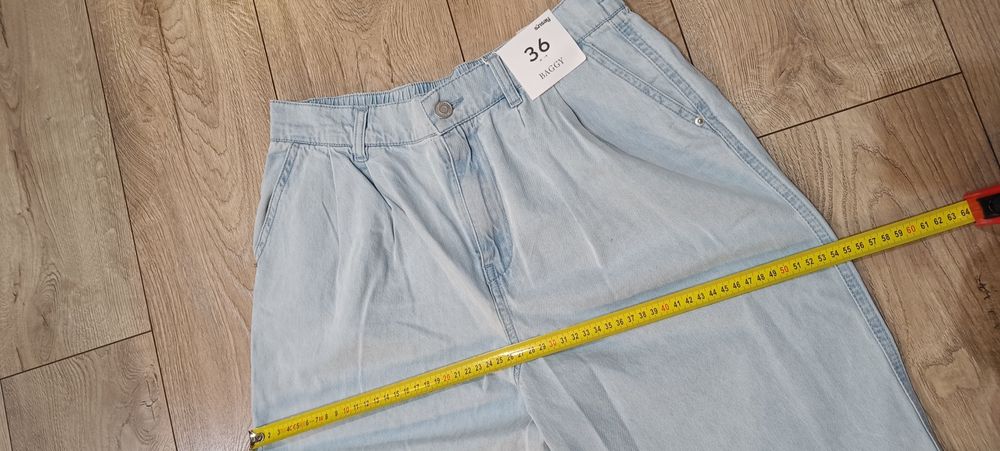 Jeansy baggy roz 36