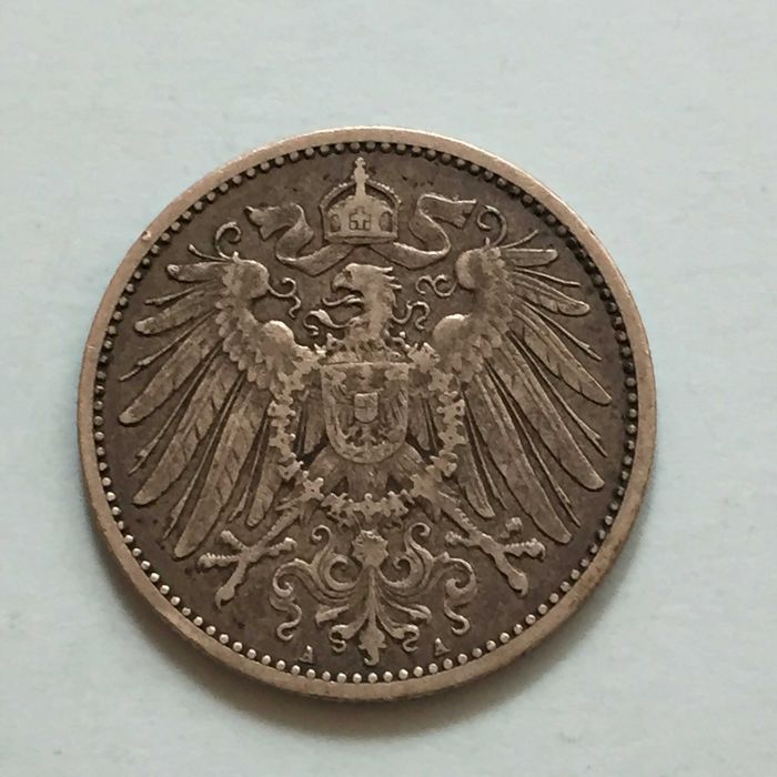 Alemanha - 1 Mark 1901-A - prata