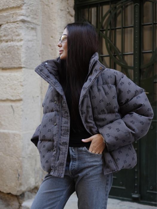 MS. Est2018 натуральный пуховик куртка бомбер оригинал