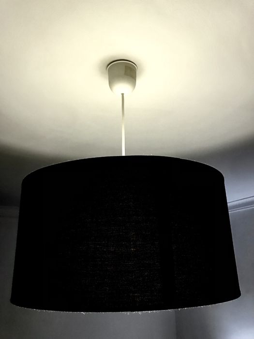 Candeeiro Abajur Preto IKEA (Novo)