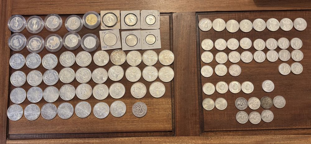 Coleção de Moedas de Prata