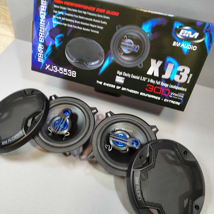 Колонки BOSCHMANN XJ3-553B 13 см – потужний звук, 300 Вт, 3-смугові