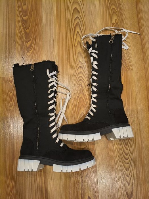 Buty jeansowe kozaki rozm. 40 nowe