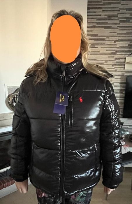 Casaco/quispo da Polo Ralph Lauren, preto, S/M, novo