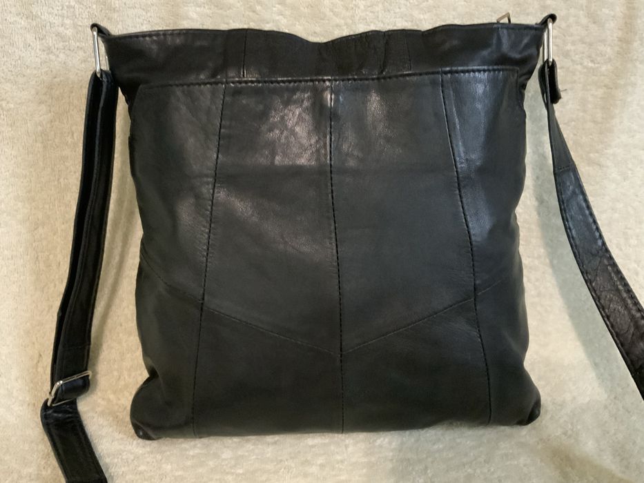 Подарок мужчине. Кожаная фирменная мужская сумка, Италия. 30/29 см