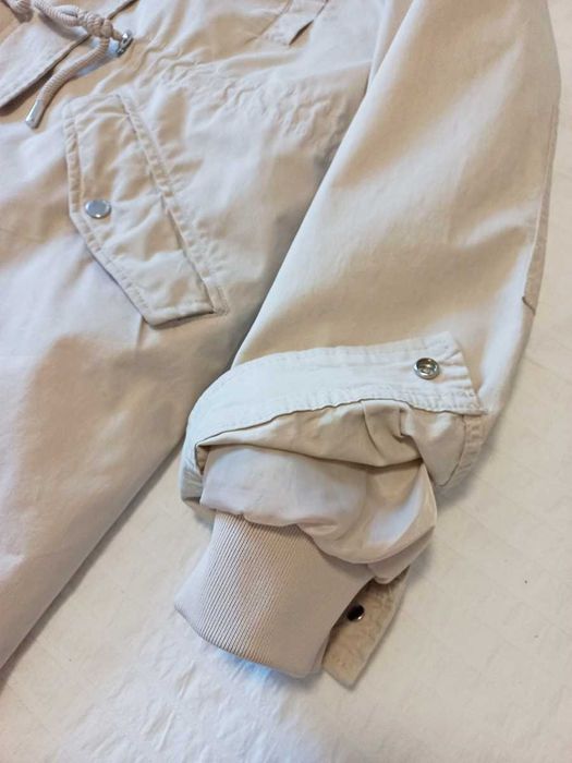 Casaco Parka Capuz Bege Senhora L Bershka