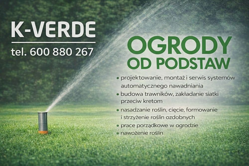 Zagospodarowanie terenu zielonego