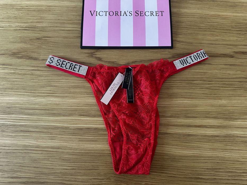 Majtki Victoria’s Secret rozmiar S / M cyrkonie
