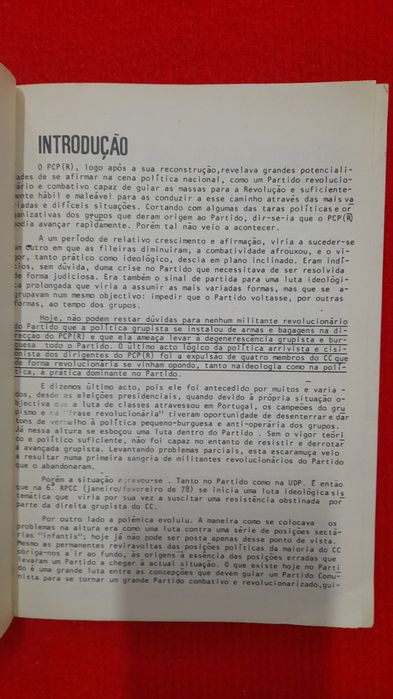 Livro Novos Rumos para os Comunistas Portugueses