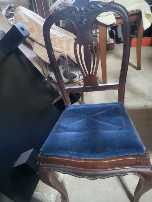 Cadeirao e cadeira Quenn Anne