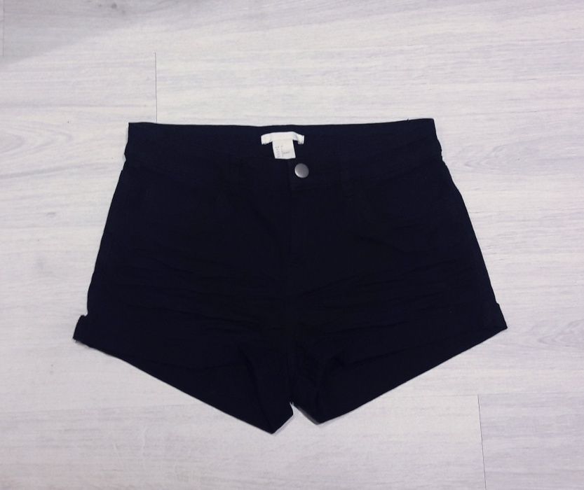 H&M granatowe spodenki nowe XXS