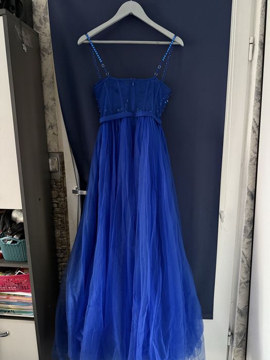 Suknia Balowa Tiulowa Chabrowa Damska