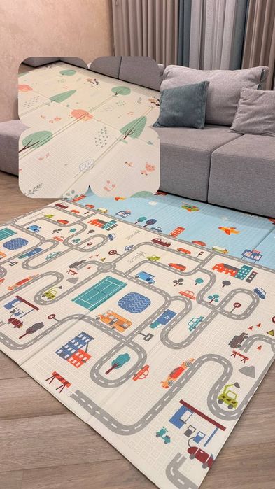 Килимок в дитячу теплоізоляційний, м'який
