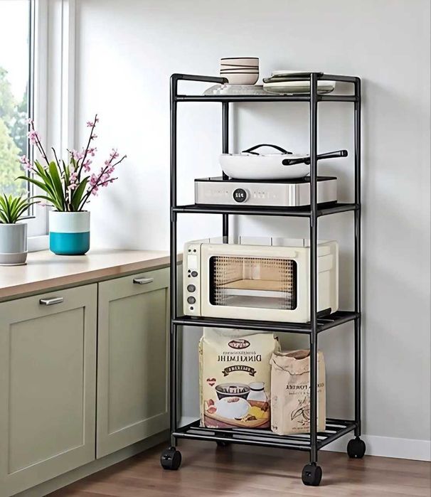 Етажерка стелаж металевий 5 полиць 120*50*26 см Этажерка стеллаж полка