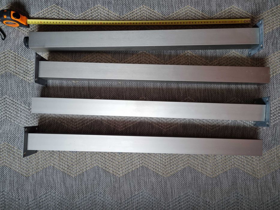 nogi do stołu biurka, satynowe kwadrat