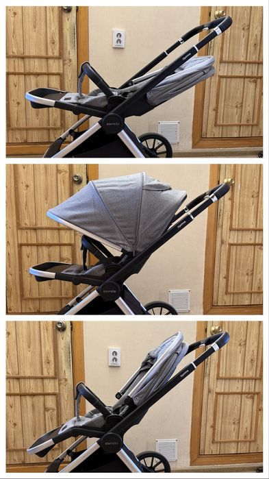 Коляска Carrello Optima 2в1 сіра