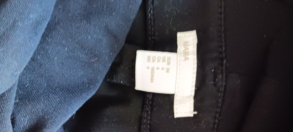 Spodnie ciążowe 34 i 36, 2 pary