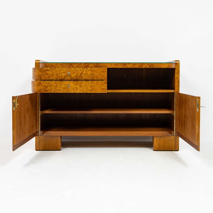 Niska Komoda Art Deco Modernizm Antyk Stara Lata 30 - Szafka RTV