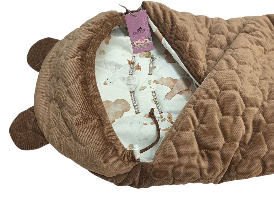 Otulacz do fotelika premium jesienno zimowy