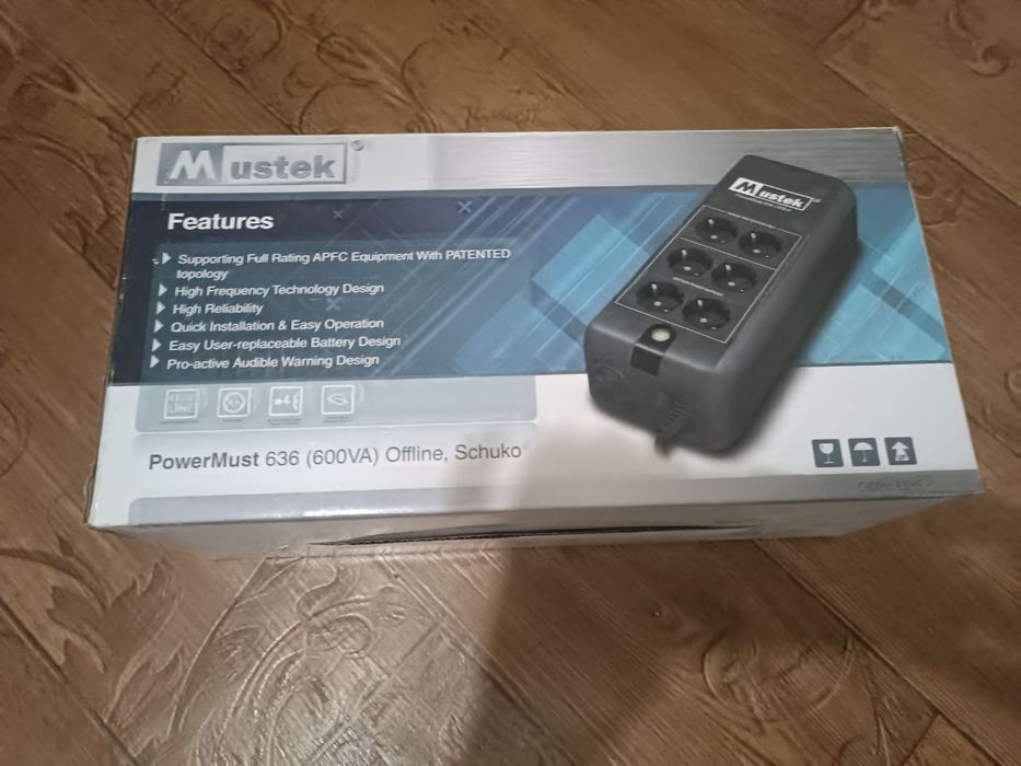 Бесперебойник Mustek PowerMust 636: 1 800 грн. - Бесперебойники