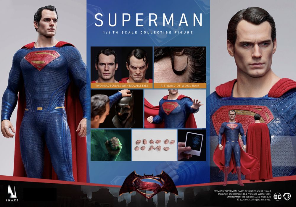Фигурка 1/6 Superman BvS Inart тип hot toys