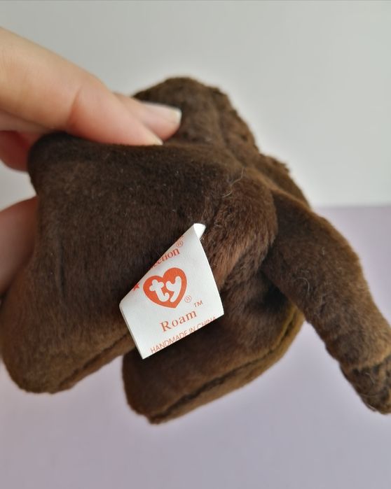 Колекційний бізон Ty Beanie Babies 1998 року вінтажний м'яка іграшка Ty вінтаж колекція ту baby 27 вересня
