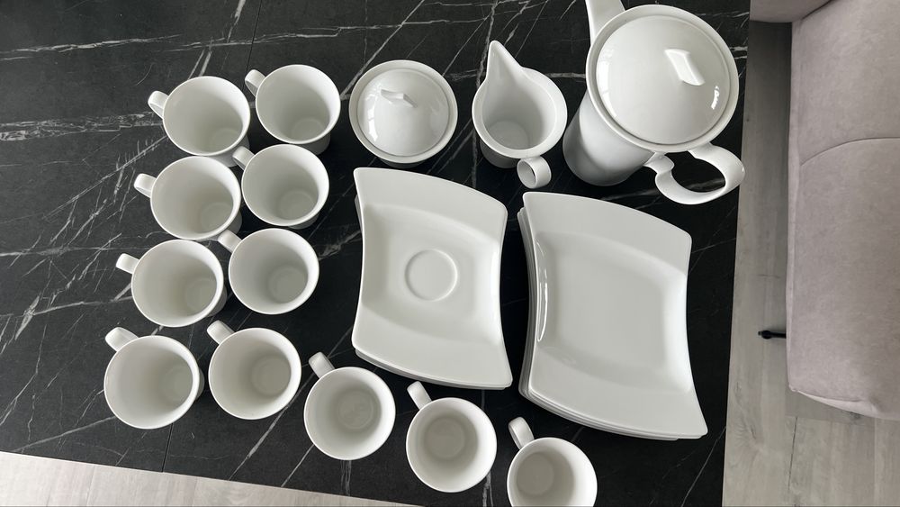 Zestaw kawowy porcelana Lubiana Wing