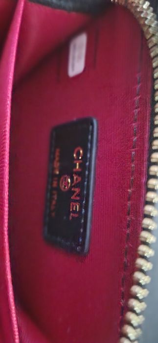 Portfel skórzany Chanel czarny