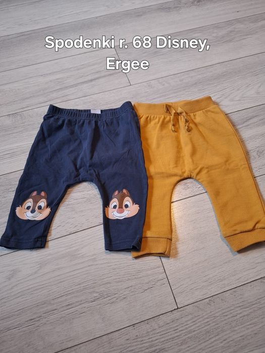 Dwie pary spodni niemowlęcych r. 68
