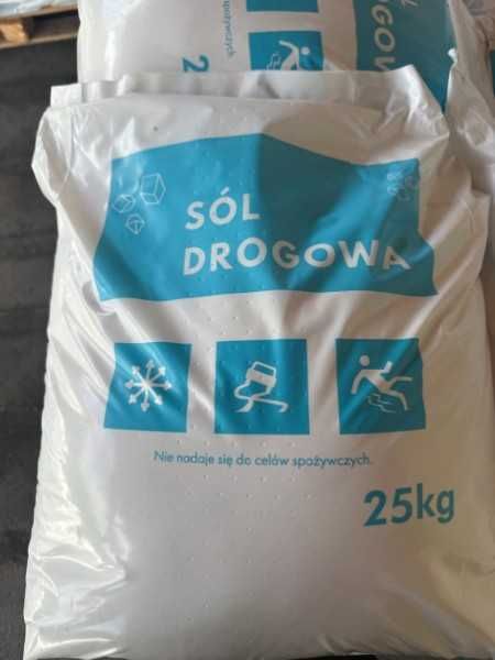 Sól drogowa z antyzbrylaczem worek 25kg - całosamochodowe