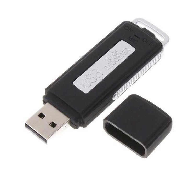 Dyskretny Mini Dyktafon Ukryty Pendrive Podsłuch Szpiegowski 8GB