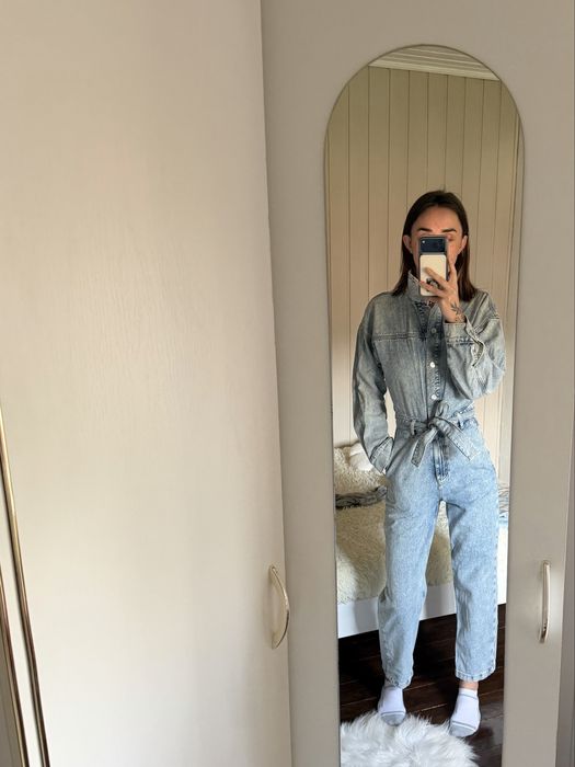 Джинсовий комбінезон mango